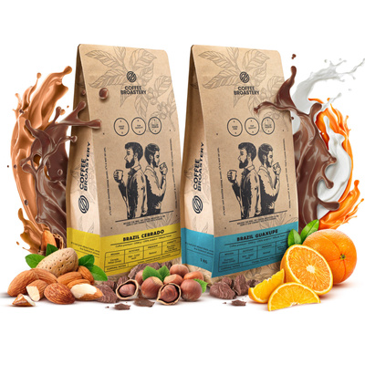 Set de Bro Coffee Roastery Brazil Cerrado + Brazil Guaxupe 2x1kg (2kg)