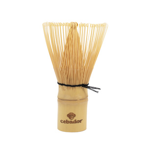 Juego de accesorios de bambú para té matcha: chasen batidor + chashaku pala + cuchara