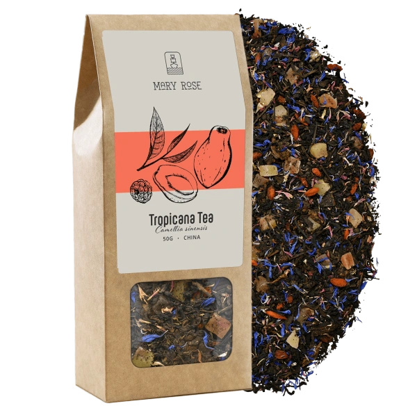 Set de regalo de tés a granel Mary Rose: sabores variados 6x50g