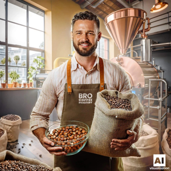 Bro Coffee Roastery – Café arábica en grano Brazil Samba Premium 1 kg