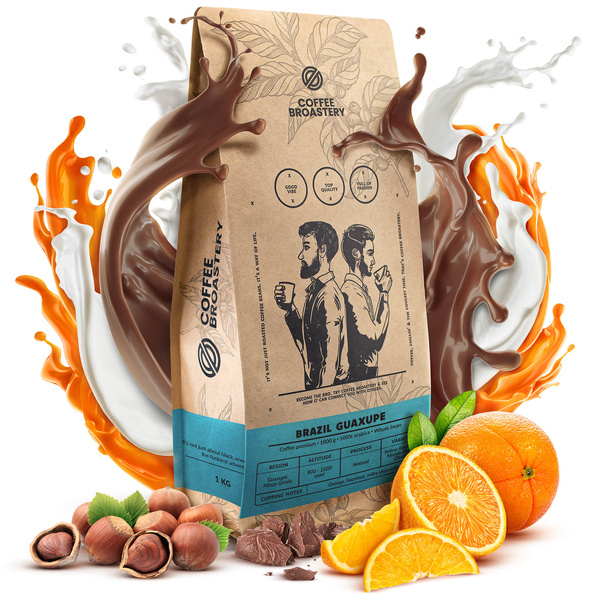Bro Coffee Roastery - Café arábica en grano Brazil Guaxupe Premium 1 kg