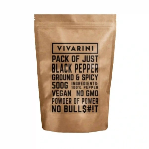 Vivarini – Pimienta negra (molida) 0,5 kg