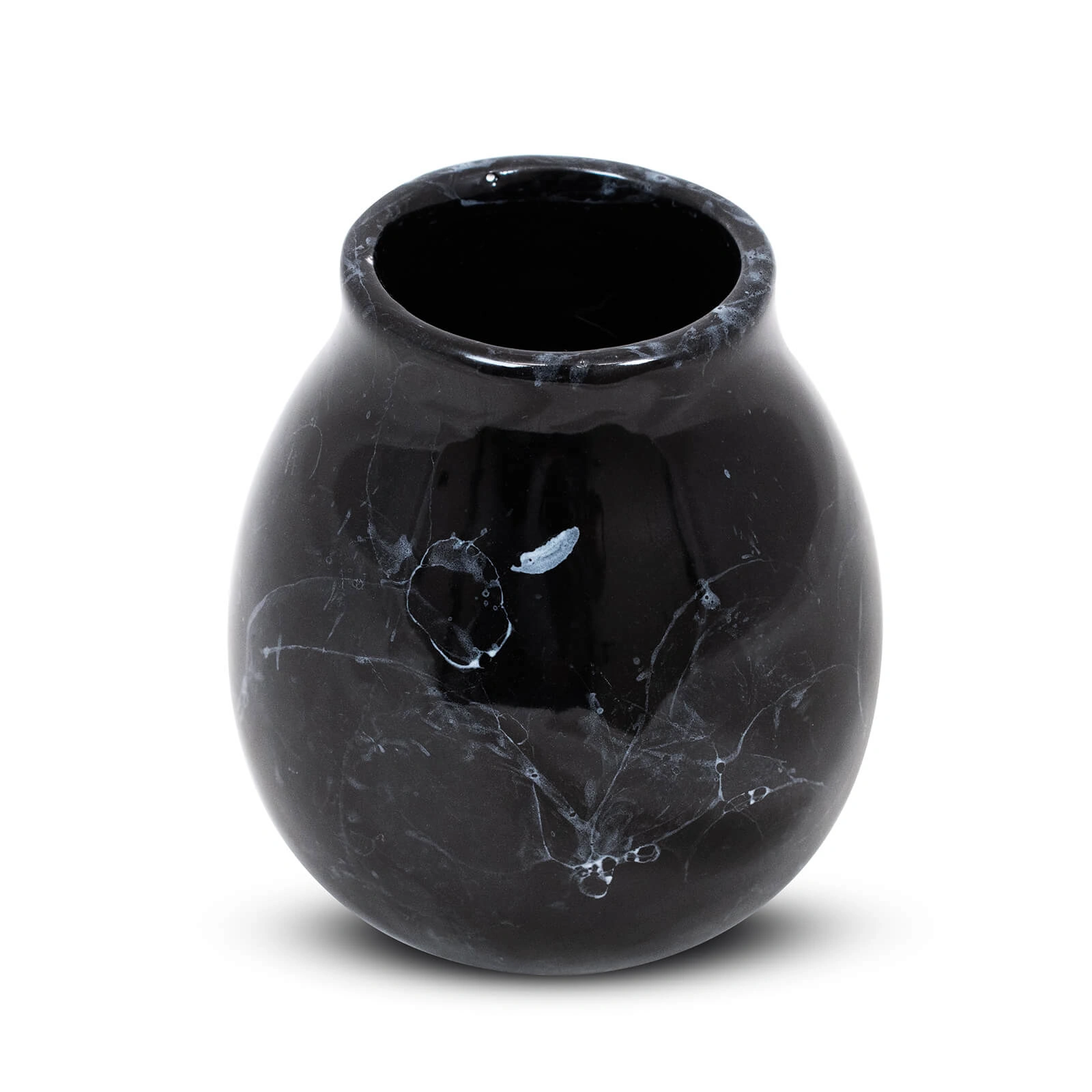 Smoked Black yerba mate cup