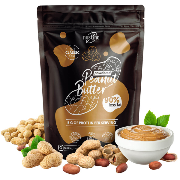 Pack de Mantequilla de Cacahuete en Polvo Nustino 2x400g