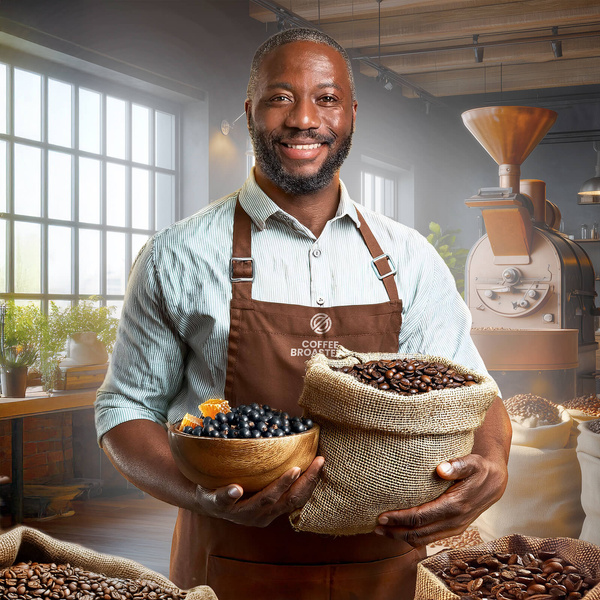 Bro Coffee Roastery - Café arábica en grano Kenya Nyeri Speciality 400 g