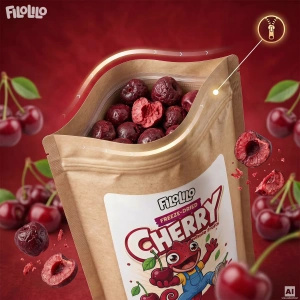 FiloLilo – Cerezas liofilizadas (enteras, sin hueso) 100 g