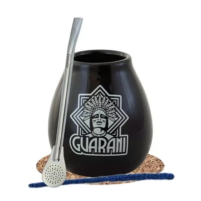 Yerba Mate Set de Accesorios: Calabaza + Bombilla