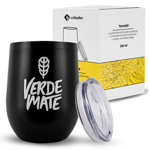 Set de Yerba Mate: Taza Térmica TermoLid + 2x Bombilla