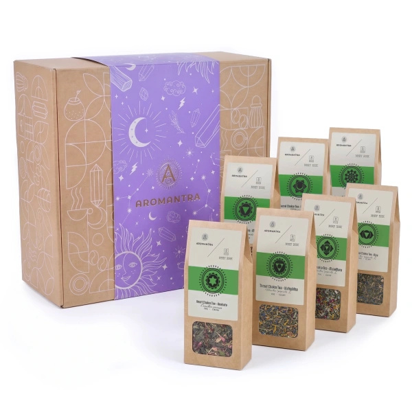 Set de regalo esotérico: tés para fortalecer los 7 chakras - Aromantra x Mary Rose