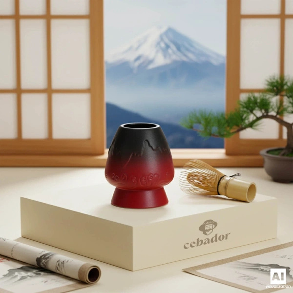 Juego para preparar té matcha