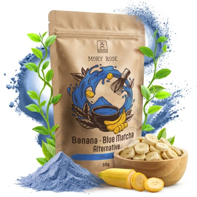 Mary Rose – Blue Matcha Alternative – Banana (en polvo) 50 g