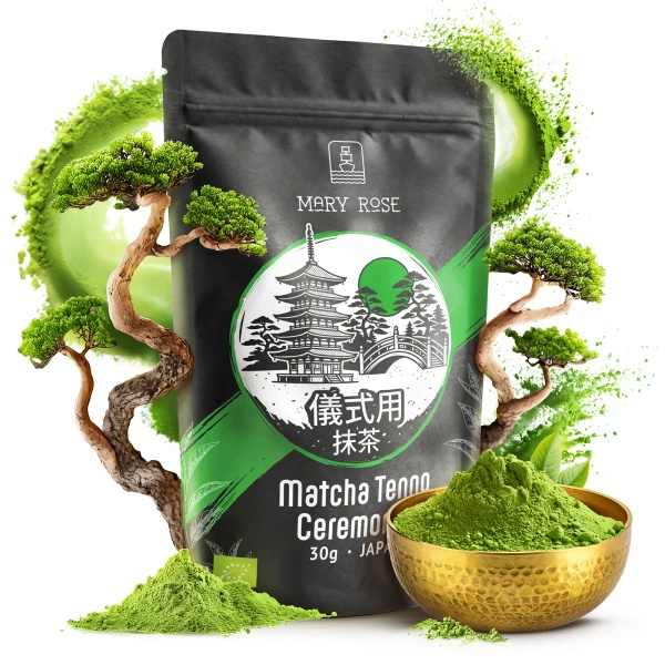 Mary Rose – Té verde Matcha Tenno japonés (BIO) Ceremonial 30 g