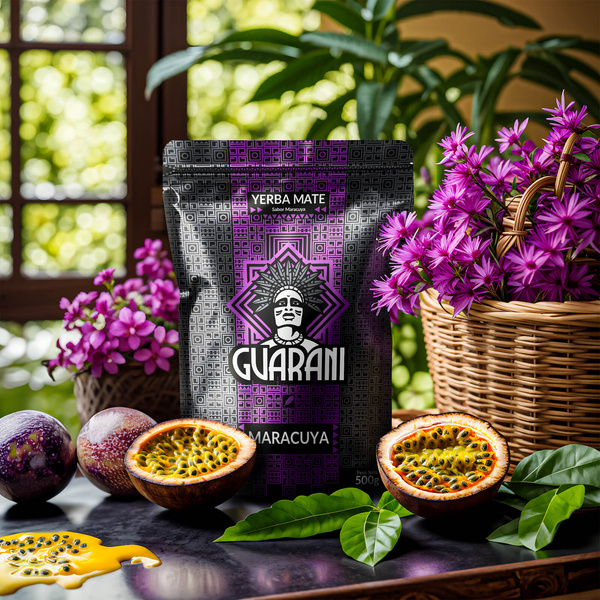 Set de Yerba Mate para dos - Guarani Maracuya 500 g + Guarani Energia 500 g