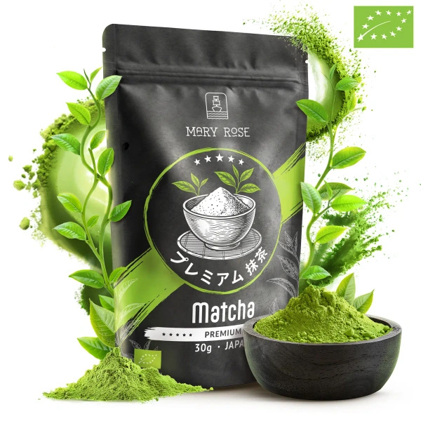 Set de regalo: matcha japonés premium + matchawan + accesorios de bambú