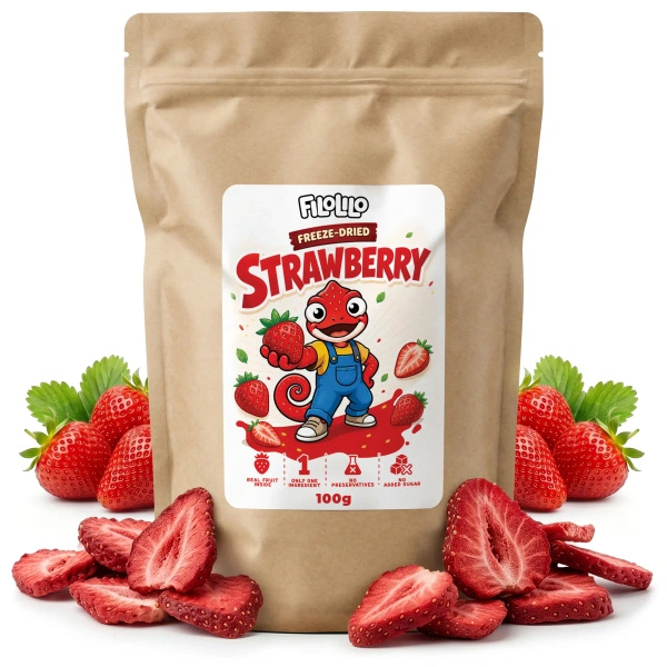 FiloLilo – Fresas liofilizadas (en rodajas) 100 g