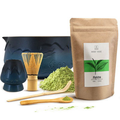 Juego para preparar té matcha