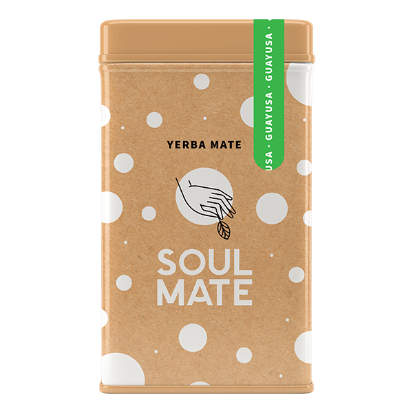 Yerbera – Lata metálica + Soul Mate Orgánica Guayusa 0,5 kg