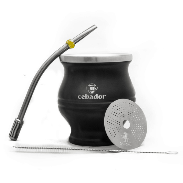 Juego de Yerba Verde Mate Mas IQ 0,5kg + TermoColador