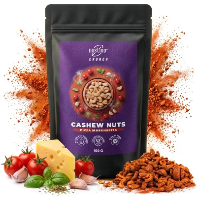 Nustino Crunch – Anacardos tostados – Pizza Margherita 100 g