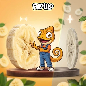 FiloLilo – Bananas liofilizadas (rodajas) 20 g
