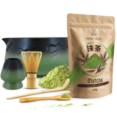 Juego para preparar té matcha