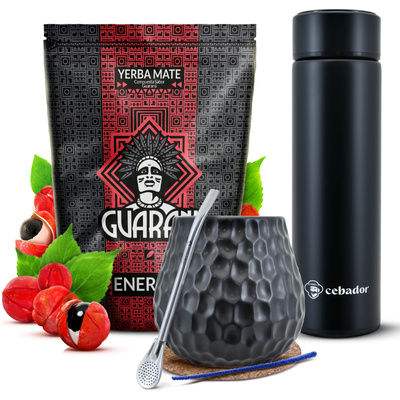 Set de Yerba Mate Guarani Energia Guarana 0,5kg 500g + accesorios