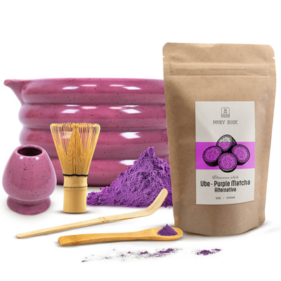 Set para preparar Purple Matcha