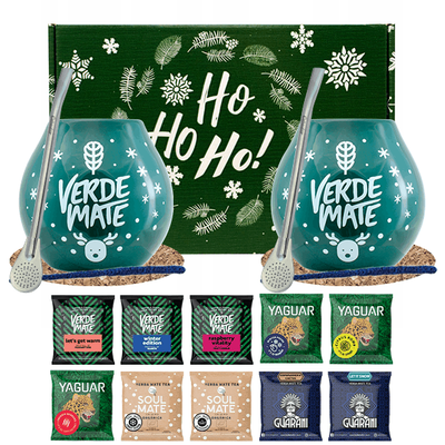Set de regalo de invierno Yerba Mate para dos 10x50g