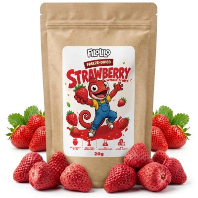 FiloLilo – Fresas liofilizadas (enteras) 20 g