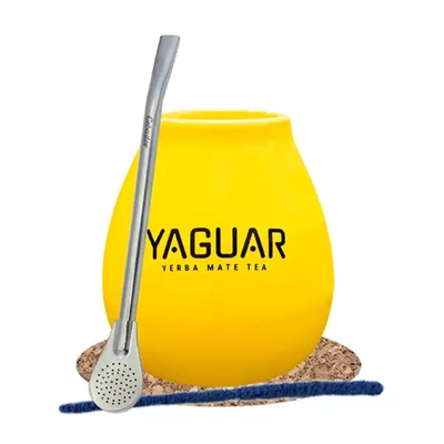 Yerba Mate Juego Calabaza + Bombilla
