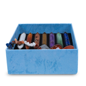Set de piedras de chakras con pulsera – en caja de regalo