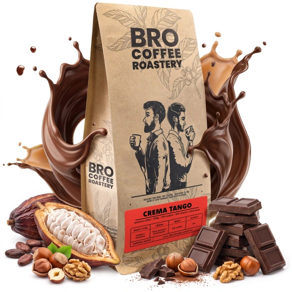 Bro Coffee Roastery – Café en grano Crema Tango 400 g