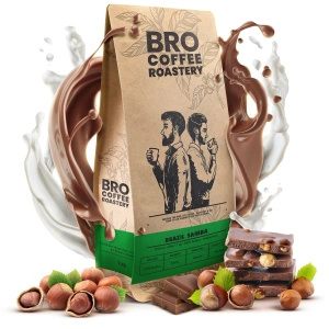 Bro Coffee Roastery – Café arábica en grano Brazil Samba Premium 1 kg