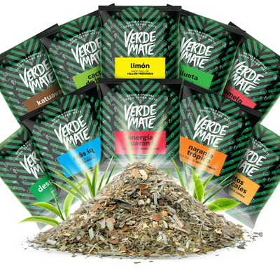 GRANDE SET DE MUESTRAS DE Yerba Mate 10 x 50 g
