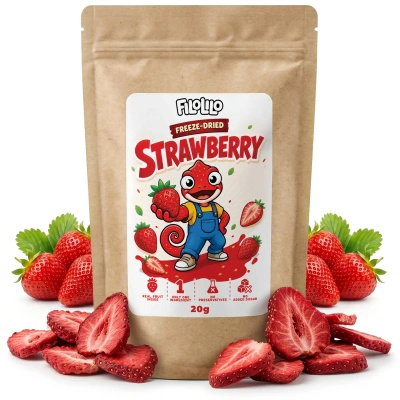 FiloLilo – Fresas liofilizadas (en rodajas) 20 g
