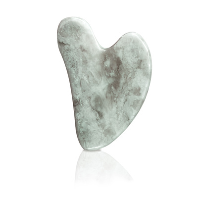 Piedra de masaje Gua Sha - jadeíta