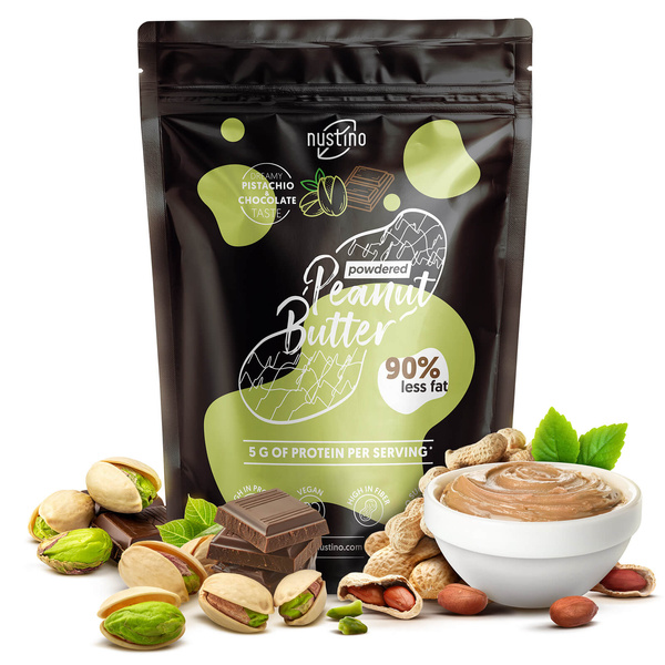 Set de crema de cacahuete en polvo Nustino: sabores variados 3x400g