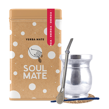 Set Yerbera Soul Mate Organica 0,5kg Palo Santo