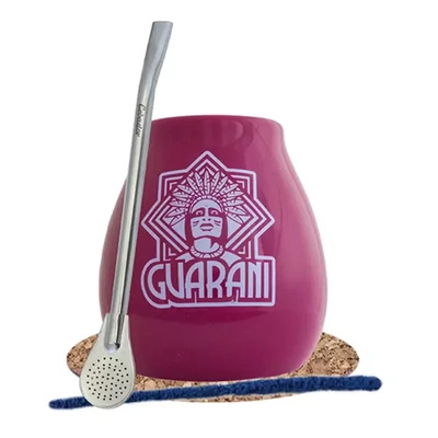 Yerba Mate Set de Accesorios: Calabaza + Bombilla
