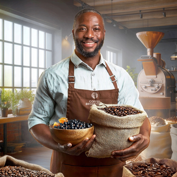 Bro Coffee Roastery - Café arábica en grano Kenya Nyeri Speciality 400 g