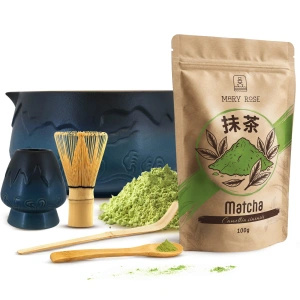 Juego para preparar té matcha