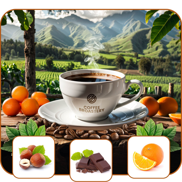 Set de regalo Coffee Broastery: café Amico dall'Italia + caramelos de leche con sabor a café + taza