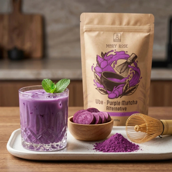 Mary Rose – Purple Matcha Alternative – Ube (en polvo) 100 g