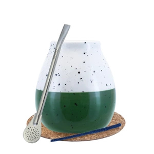Yerba Mate juego grande calabaza bombilla