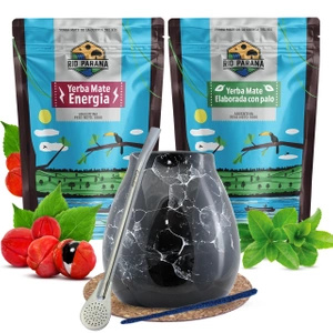 Set de Yerba Mate Rio Parana Energia Elaborada 1kg