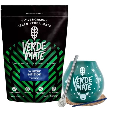 Kit de inicio de invierno de Yerba Verde Mate 500g