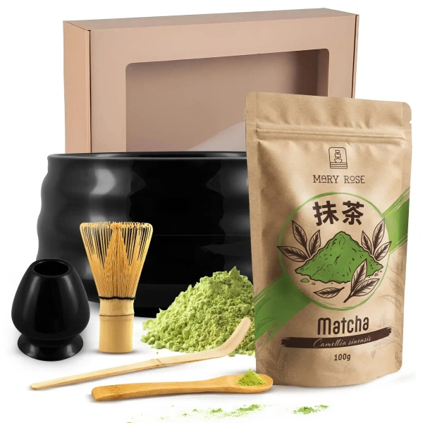 Set de regalo para preparar té matcha