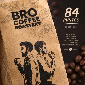 Bro Coffee Roastery – Café arábica en grano Brazil Samba Premium 400 g