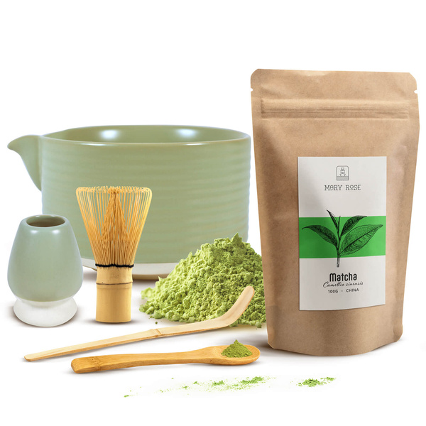 Juego para preparar té matcha