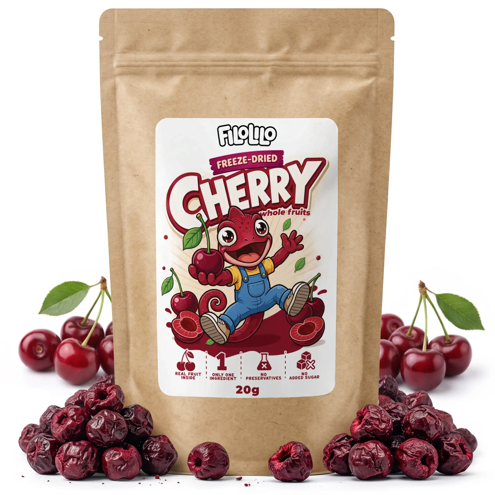 Cereza liofilizada FiloLilo